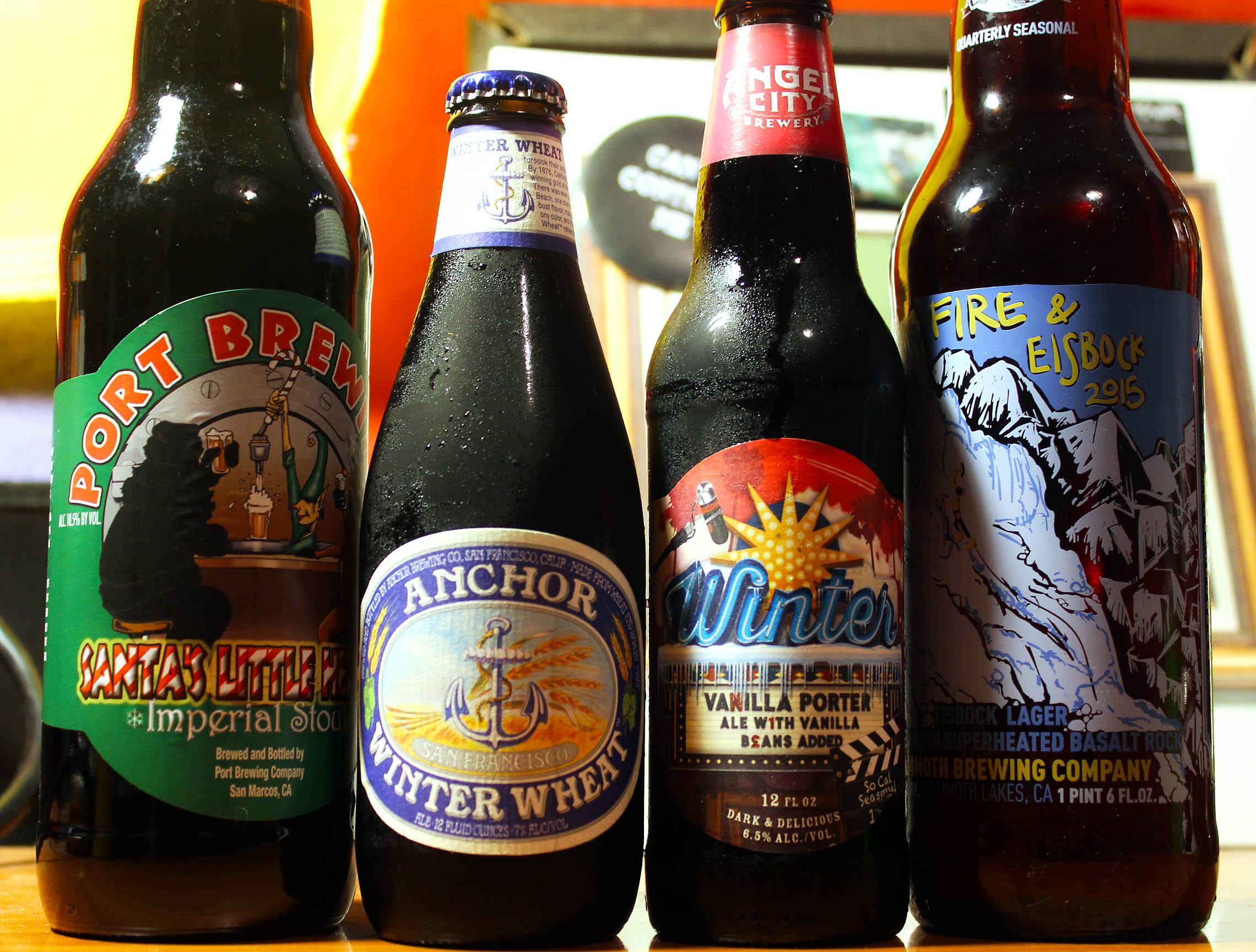 Seasonal Winter Beers from California